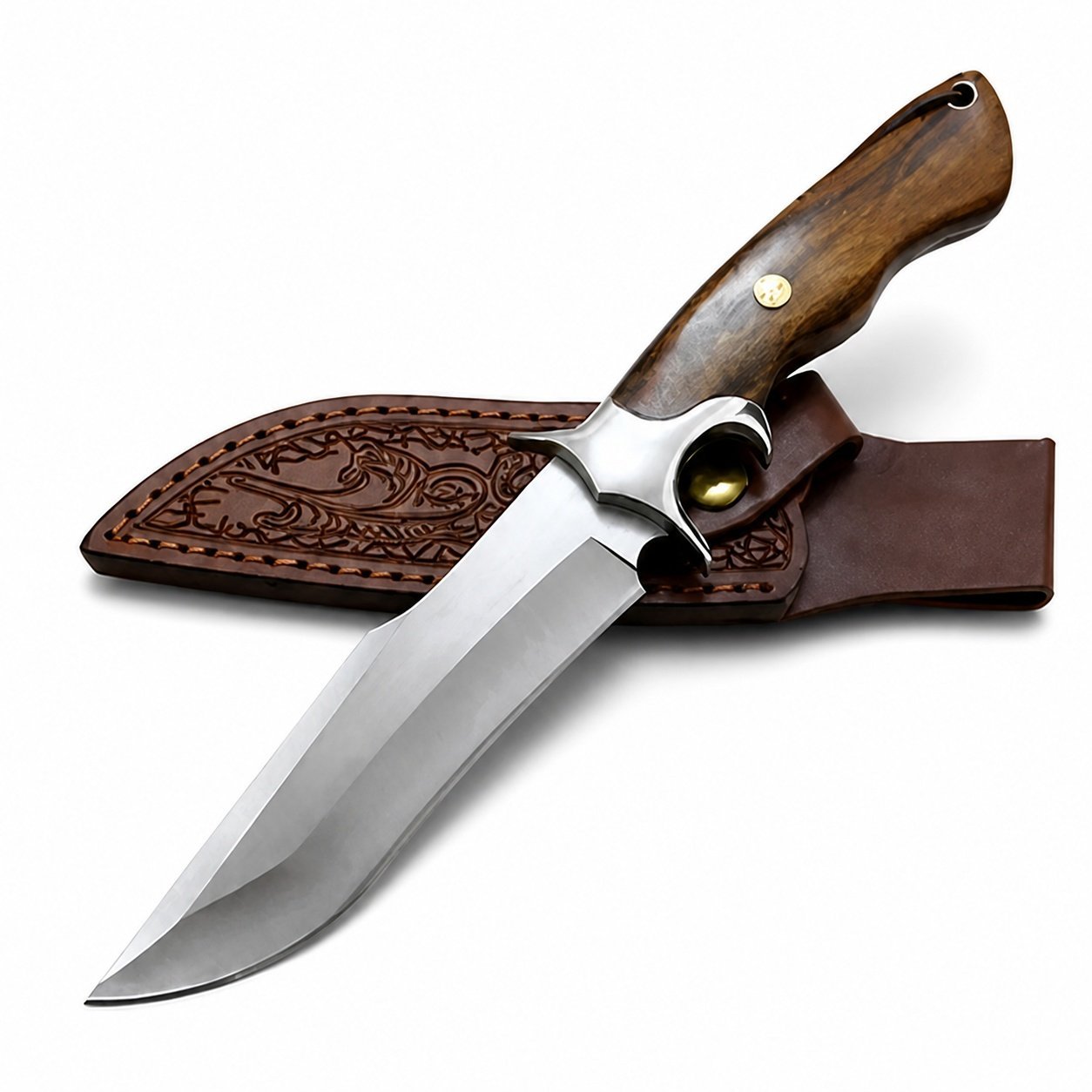 19440-main-white-clean Messer mit feststehender Klinge aus M390-Pulverstahl – Outdoor-Survival-Messer mit hoher Härte