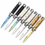 Klassisches italienisches Stiletto-Messer – automatisches Flick-Messer-Set mit verschiedenen Klingenstilen