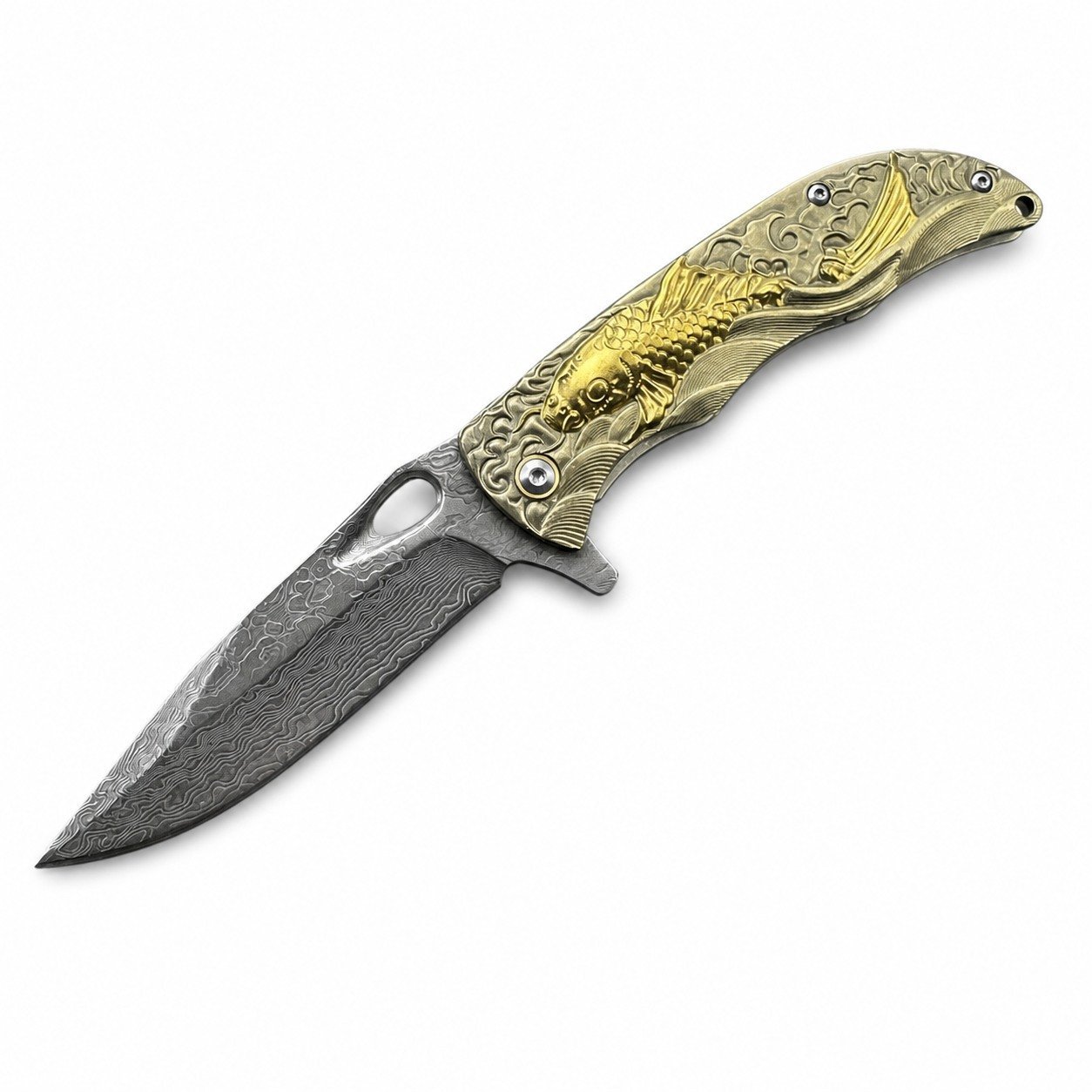 45676-main-white-clean Koi Damaskus Mini Klappmesser