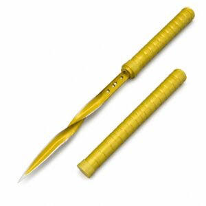 Goldenes Multifunktionsmesser mit dreieckiger Spitze