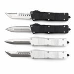 Microtech Big Dragon Gen 2 OTF-Messer mit Dolch- und Klauenlogos
