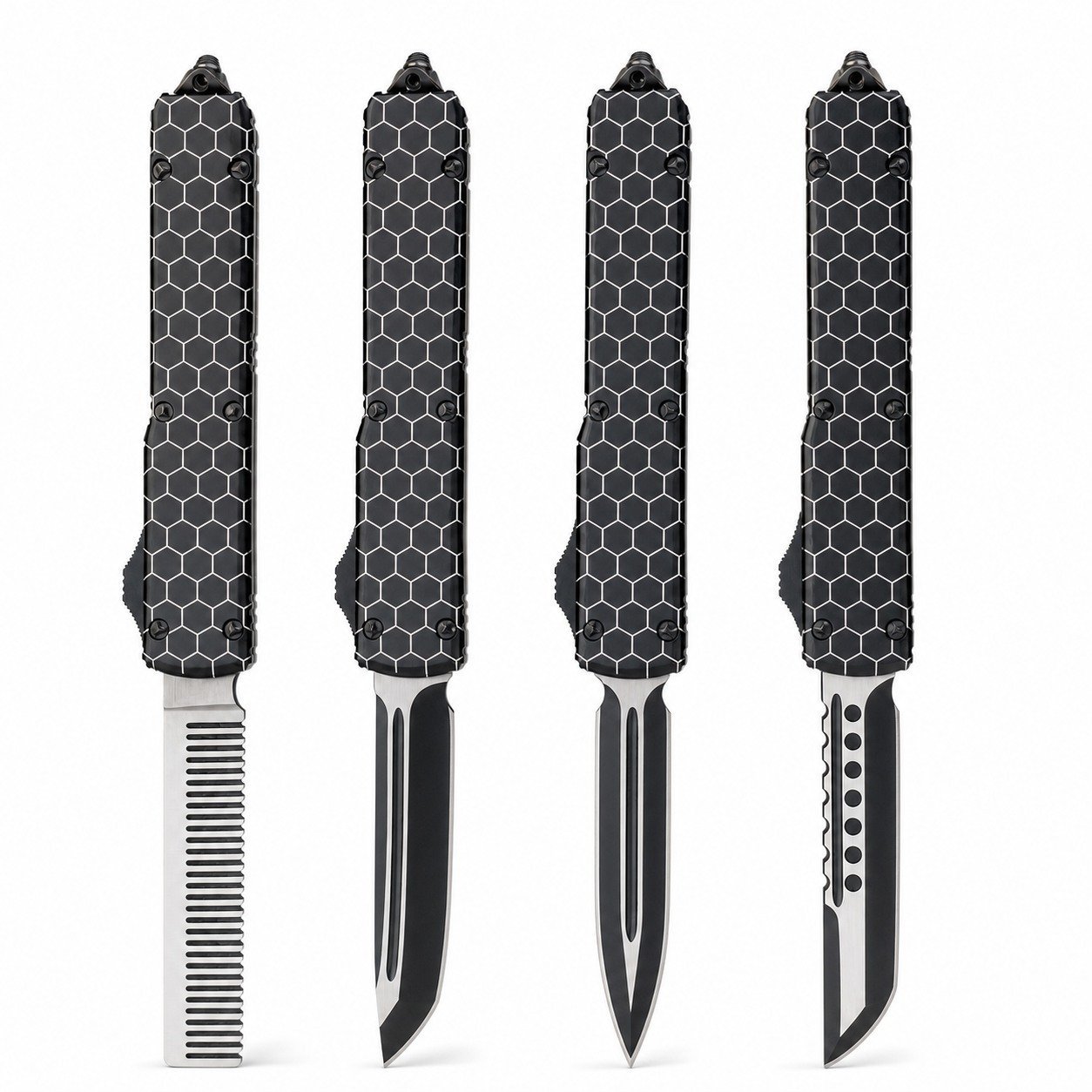 47100-main-white-clean Microtech UT OTF-Messer mit strukturiertem Griff