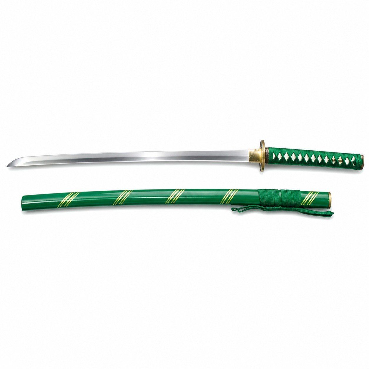 47308-main-white-clean Green Pine Warrior Messer mit fester Klinge