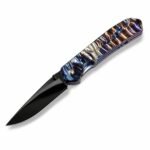 Crispy Sands Damascus Mirror DLC Titanium Shank SF Klappmesser