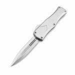 Zinkgriff Microtech Hera Goddess White Handle Double Edge OTF Knife