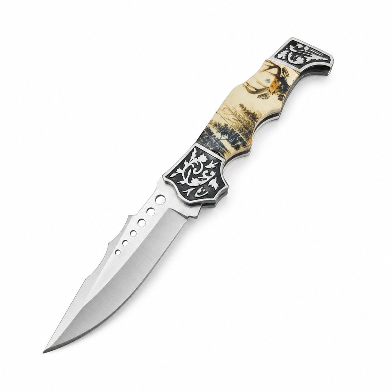 50508-main-white-clean (F246) Sika Deer Fold Klappmesser