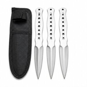 Übungs-Wurfmesser-Set YF143 – 3-teilig, Weiß