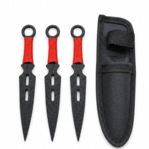 Übungs-Wurfmesser-Set YF200 – 3-teilig, Schwarz