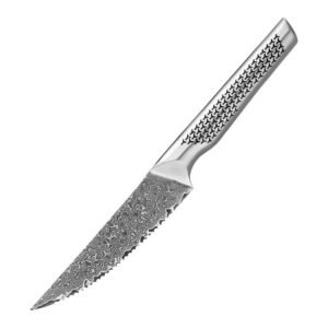 Heißverkauftes, scharfes, gezahntes Messer aus VG10-Damaststahl